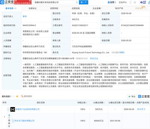 科大訊飛在西藏布局 新公司含多項(xiàng)AI業(yè)務(wù)，人工智能應(yīng)用迎來(lái)區(qū)域新范例